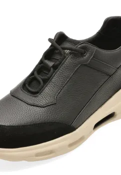 Pantofi sport EPICA negri, T26128, din piele naturala imagine