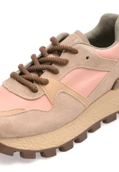 Pantofi sport EPICA roz, 2080, din material textil si piele naturala imagine