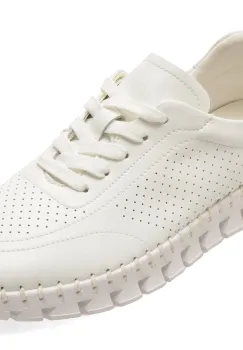 Pantofi sport FLAVIA PASSINI albi, 202517, din piele naturala imagine