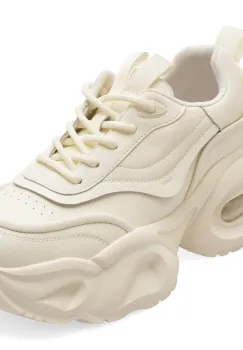 Pantofi sport FLAVIA PASSINI albi, 5K682, din piele naturala imagine