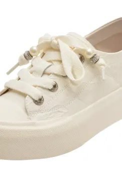 Pantofi sport FLAVIA PASSINI albi, 9086, din piele naturala imagine