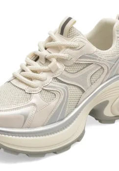 Pantofi sport FLAVIA PASSINI albi, 910, din piele naturala imagine