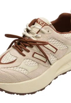 Pantofi sport FLAVIA PASSINI bej, 727, din material textil si piele naturala imagine