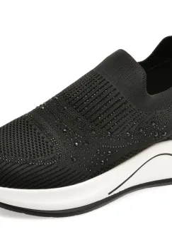 Pantofi sport FLAVIA PASSINI negri, 1007, din material textil imagine