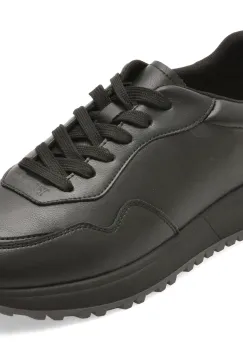 Pantofi sport FLAVIA PASSINI negri, 18362, din piele naturala imagine