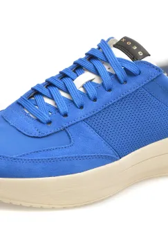 Pantofi sport GEOX albastri, U656KA, din material textil imagine