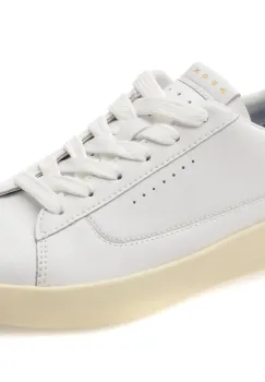 Pantofi sport GEOX albi, D658KD, din piele naturala imagine