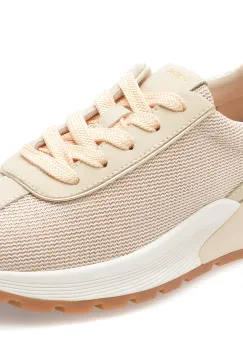 Pantofi sport GEOX bej, D655JA, din material textil imagine