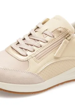 Pantofi sport GEOX bej, D65NQB, din piele ecologica imagine