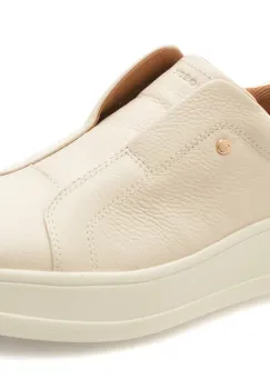 Pantofi sport GEOX bej, D65WVE, din piele naturala imagine