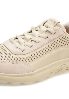 Pantofi sport GEOX bej, U65MPC, din piele naturala imagine