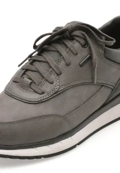 Pantofi sport GEOX gri, U56M6A, din piele ecologica imagine