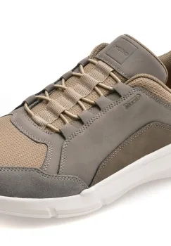 Pantofi sport GEOX gri, U659KA, din piele ecologica imagine