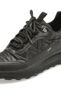 Pantofi sport GEOX negri, D46WPD, din material textil imagine