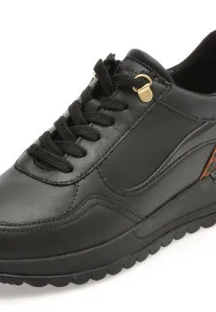 Pantofi sport GEOX negri, D5600A, din piele naturala imagine