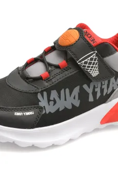 Pantofi sport GEOX negri, J65LYA, din material textil imagine