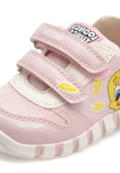 Pantofi sport GEOX roz, B6558B, din material textil imagine