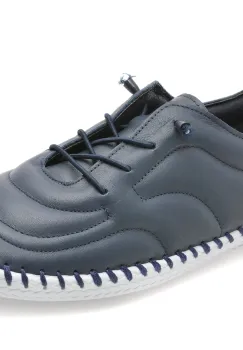 Pantofi sport GOLD DEER bleumarin, 2201620, din piele naturala imagine