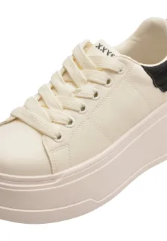 Pantofi sport GRYXX alb-negru, 2608, din piele naturala imagine