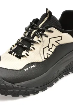 Pantofi sport GRYXX alb-negru, LN37, din piele naturala imagine