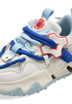 Pantofi sport GRYXX albastri, 24126, din material textil imagine