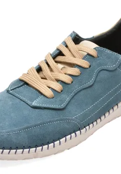 Pantofi sport GRYXX albastri, 74034, din piele intoarsa imagine