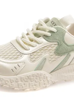 Pantofi sport GRYXX albi, 106, din material textil si piele natuala imagine