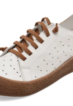 Pantofi sport GRYXX albi, 13011, din piele naturala imagine