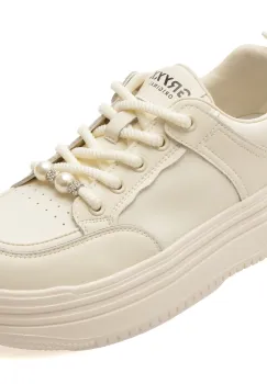 Pantofi sport GRYXX albi, 1701, din piele naturala imagine