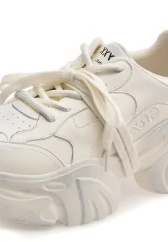 Pantofi sport GRYXX albi, 57015, din piele naturala imagine