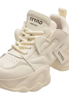 Pantofi sport GRYXX albi, 5958, din piele naturala imagine