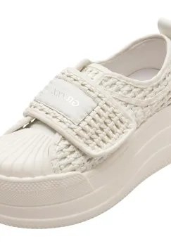 Pantofi sport GRYXX albi, 6771, din piele ecologica imagine