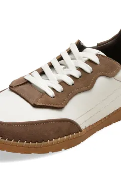 Pantofi sport GRYXX albi, 74034, din piele naturala imagine