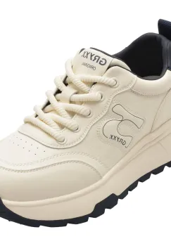 Pantofi sport GRYXX albi, 766, din piele naturala imagine