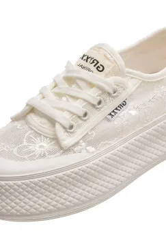 Pantofi sport GRYXX albi, 9122, din material textil imagine