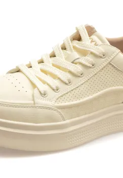 Pantofi sport GRYXX albi, 9253, din piele naturala imagine