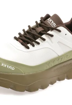 Pantofi sport GRYXX albi, 9867, din material textil imagine