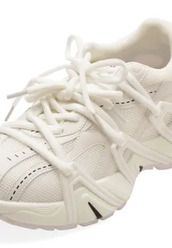 Pantofi sport GRYXX albi, 99901, din material textil imagine