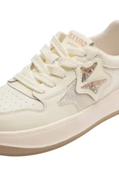 Pantofi sport GRYXX albi, C1180, din piele naturala imagine