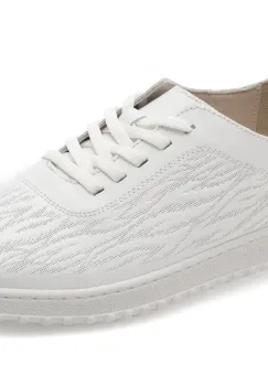 Pantofi sport GRYXX albi, CS672, din piele naturala imagine