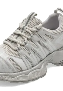 Pantofi sport GRYXX argintii, 9023, din piele naturala imagine