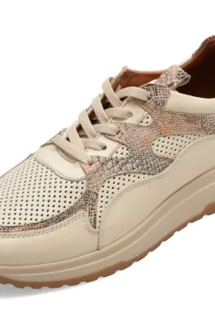 Pantofi sport GRYXX bej, 033S649, din piele naturala imagine