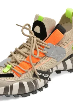 Pantofi sport GRYXX bej, 18159, din material textil imagine