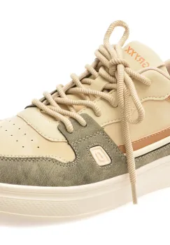 Pantofi sport GRYXX bej, 6813, din piele naturala imagine