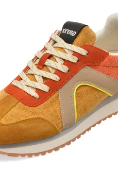 Pantofi sport GRYXX galbeni, 24294, din materila textil si piele naturala imagine