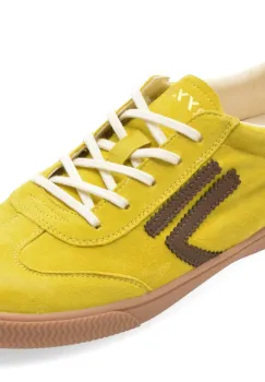 Pantofi sport GRYXX galbeni, 60221, din piele intoarsa imagine