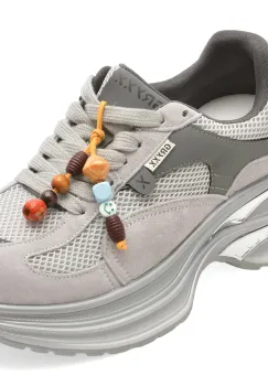 Pantofi sport GRYXX gri, 9052, din nabuc imagine