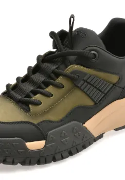 Pantofi sport GRYXX kaki, LN7, din piele naturala imagine