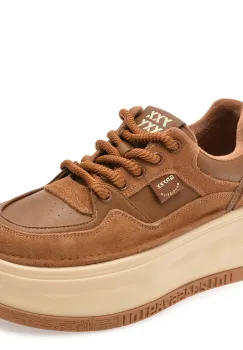 Pantofi sport GRYXX maro, 3971, din piele naturala imagine