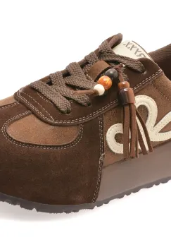 Pantofi sport GRYXX maro, 6812, din piele ecologica imagine